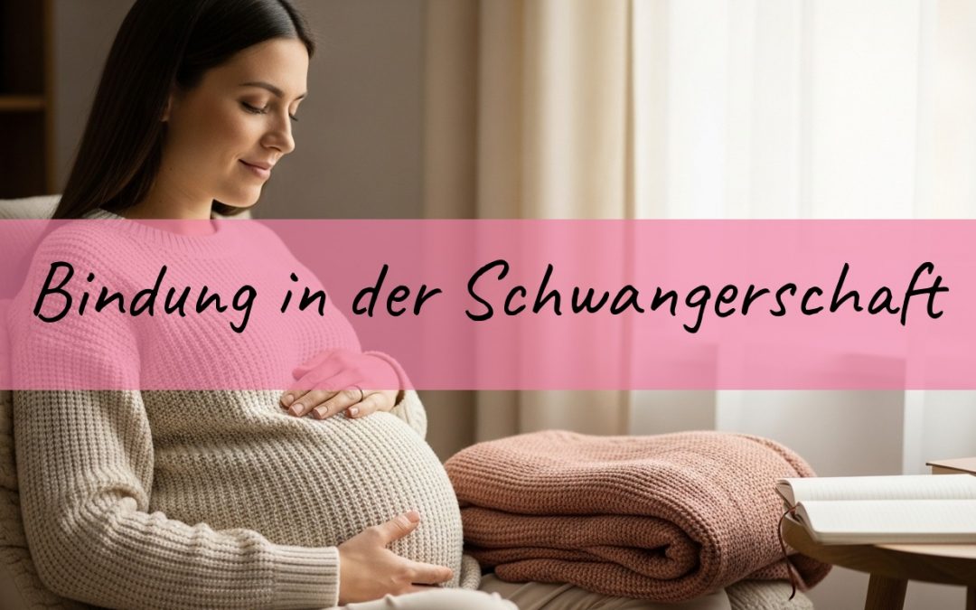 Schwangere Frau hält Bauch in stiller Verbindung, Sinnbild für Bindung in der Schwangerschaft