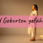 Schwangere Frau steht ruhig und selbstbewusst, Sinnbild fuer die Frage sind Geburten gefaehrlich