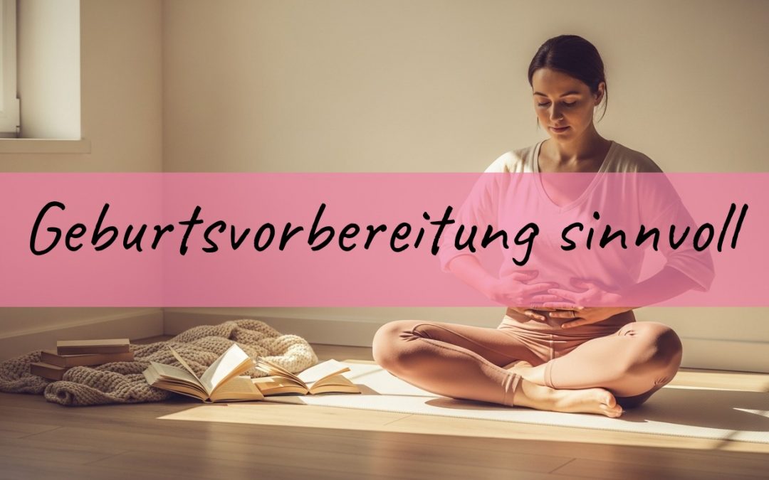 Schwangere Frau in ruhiger Vorbereitung als Symbol für einen sinnvollen Geburtsvorbereitungskurs