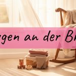 Mama stillt ihr Baby im warmen Morgenlicht — Bindung und Entwicklung